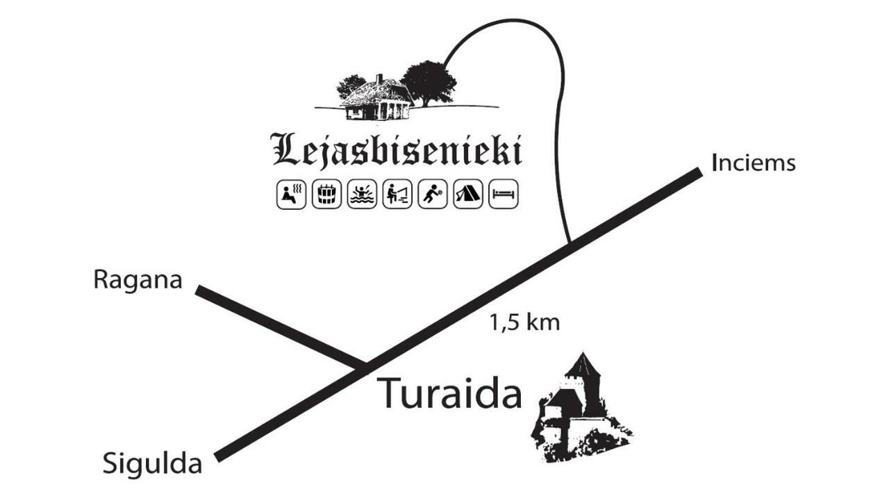 Villa Lejasbisenieki Turaida Esterno foto